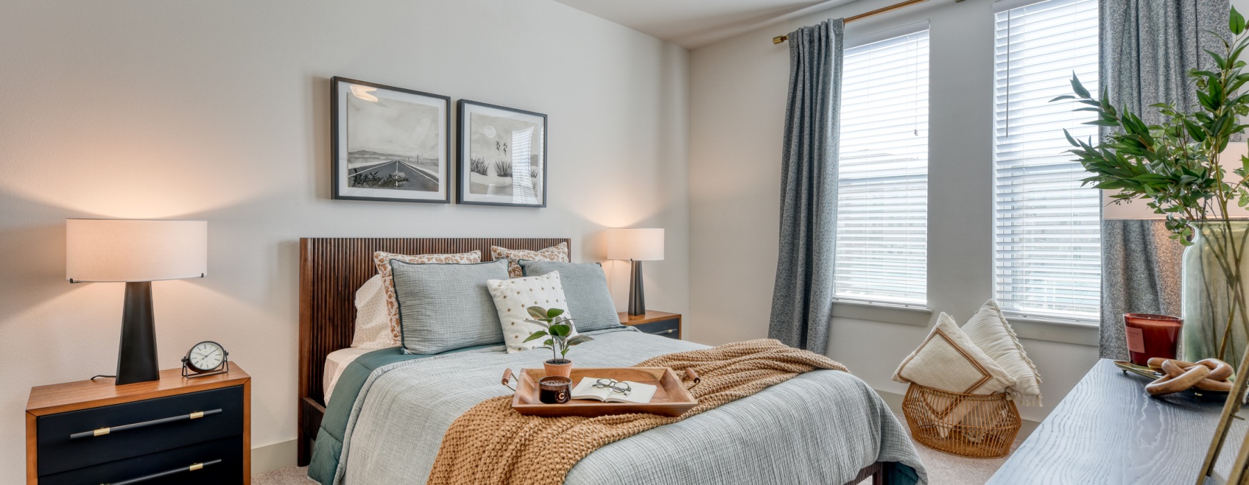 Cortesin bedroom with natural light