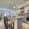 Kitchen with hanging lgihts